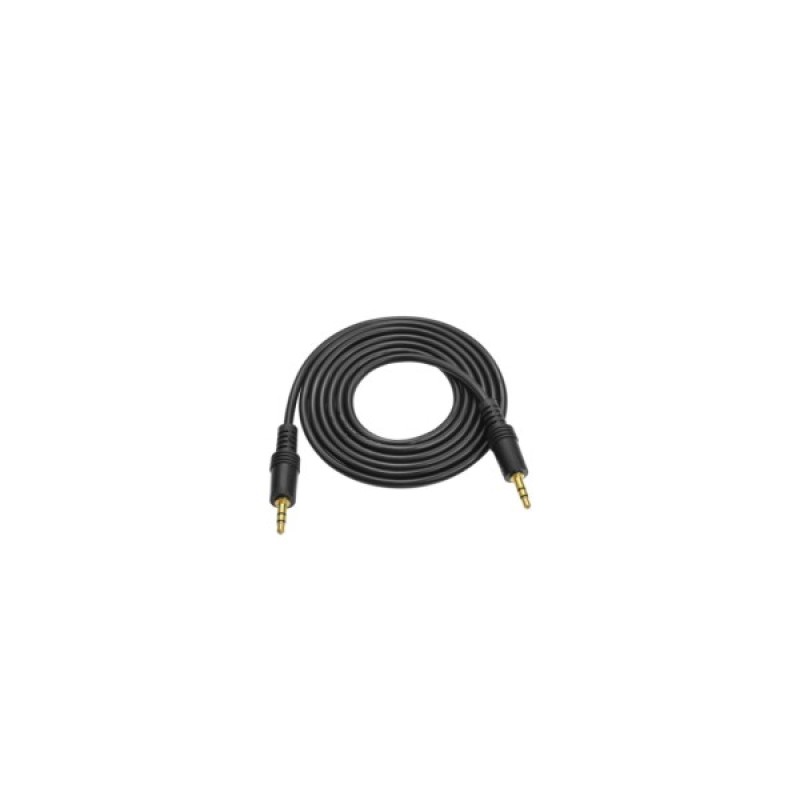 Кабель мультимедійний 3.5mm M to 3.5mm M 3.0m black Voltronic (YT-AUXGJ(M)/(M)-3.0-B)