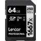 Карта пам'яті Lexar 64GB SDHC class 10 UHS-II 1667x (LSD64GCB1667)