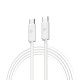 Дата кабель USB-C to USB-C 1.2m TPE 60W white Armorstandart (ARM75872)