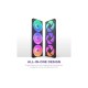 Кулер до корпусу NZXT F420 RGB Core Fan (Single Frame) - Black (RF-U42HF-B1)