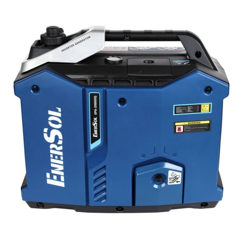 Генератор Enersol інверторний 2.0kW, двигун EnerSol ES-80G, ручний старт (EPG-2000ISQ)