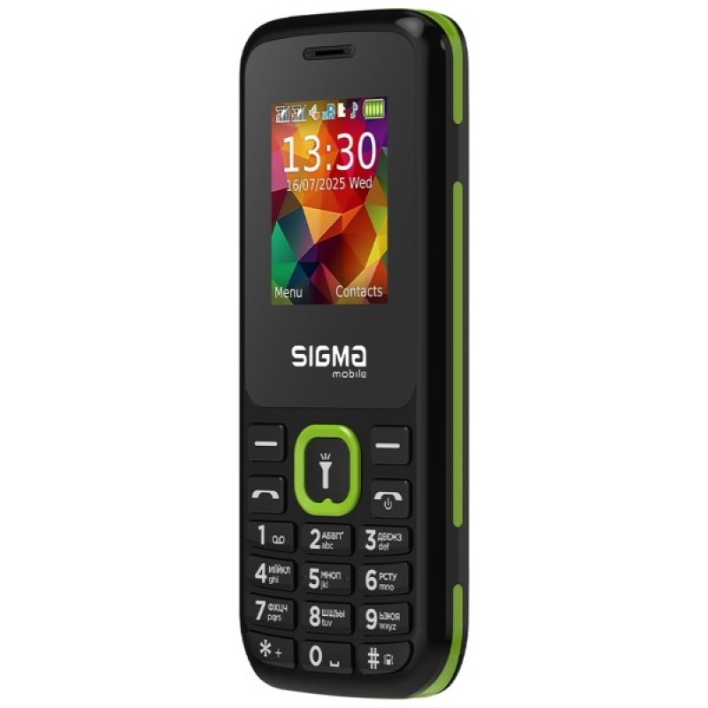 Мобільний телефон Sigma X-style 171 MINI Track Black-Green (4827798813720)