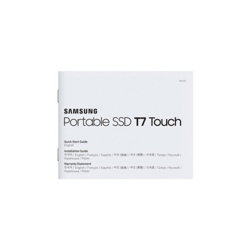 Накопичувач SSD USB 3.2 1TB T7 Touch Samsung (MU-PC1T0S/WW)