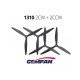 Пропелер для дрона Gemfan 13X10 Glass Fiber Nylon 3 Blade 1CW/1CCW- Black (X1310-B)