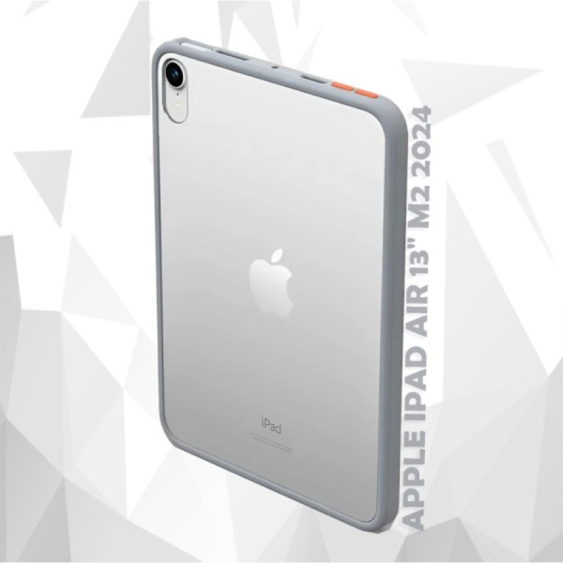 Чохол до планшета BeCover Transparancy Shell Edge Gray Apple iPad Air 13" M2/M3 (2024/2025) (711688)