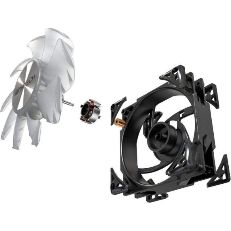 Кулер до корпусу MONTECH METAL PRO 12 ARGB PWM BLK