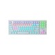Клавіатура Aula F3032 White keycaps plus 21 Yellow keys KRGD Brown USB UA White (6948391201757)