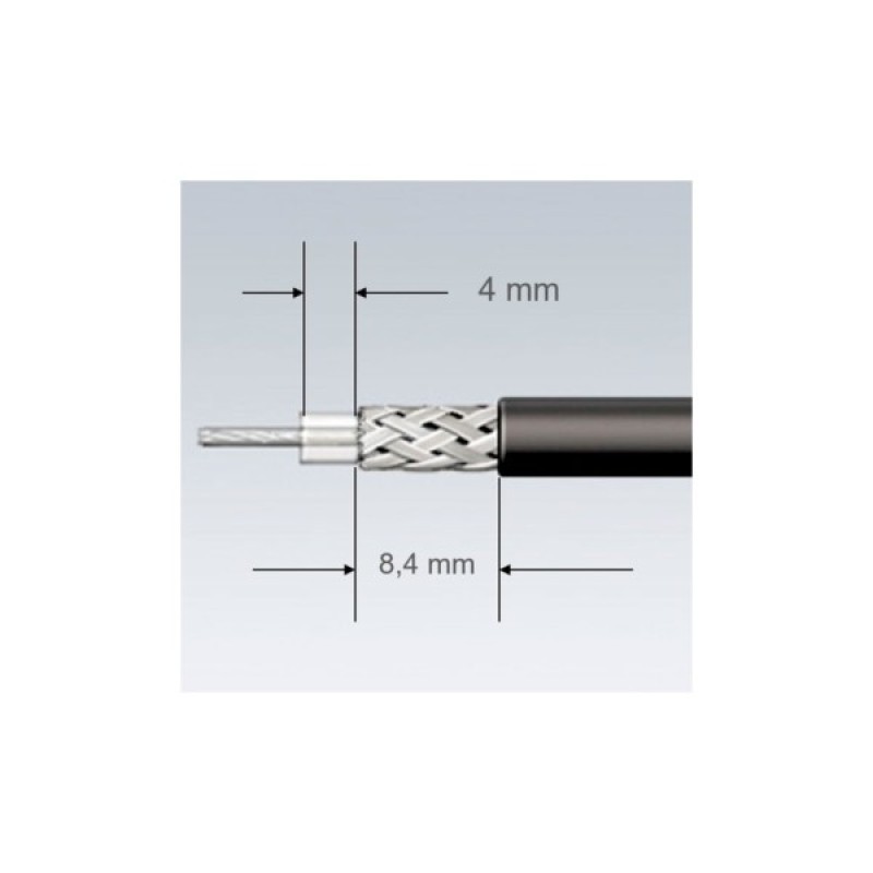 Знімач ізоляції KNIPEX для коаксіальних кабелів (16 60 05 SB)