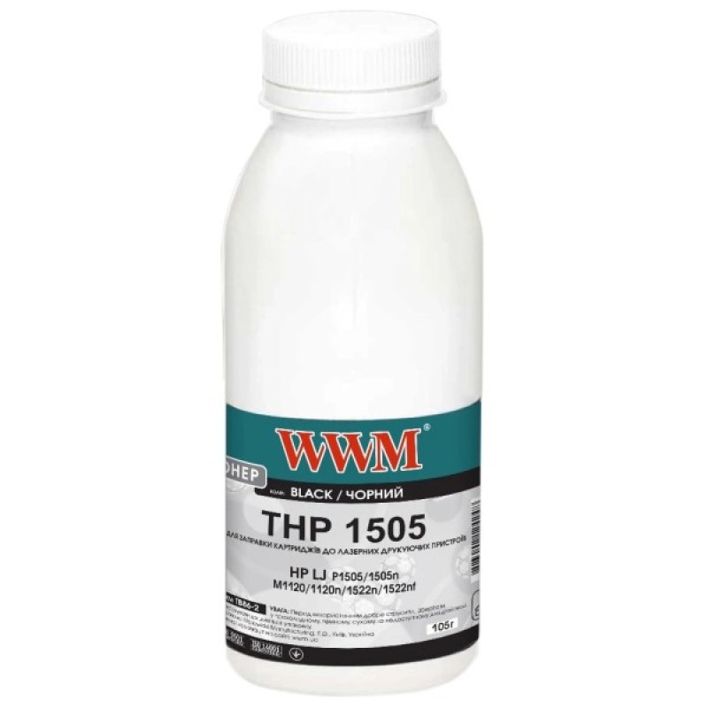 Тонер HP LJ P1505 (бутль 105 г) WWM (TB86-2)