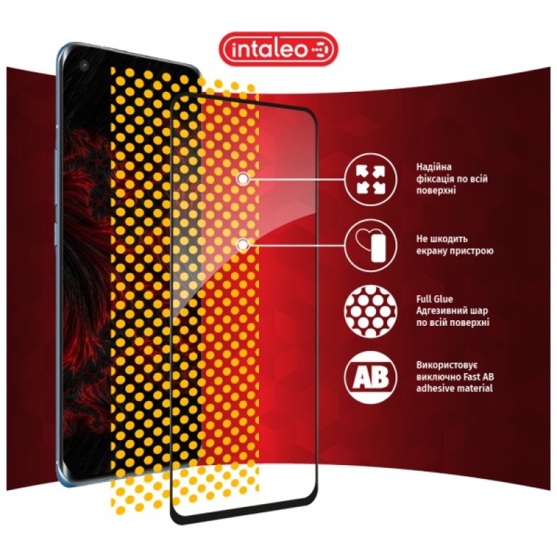 Скло захисне Intaleo Full Glue Xiaomi Mi 11 Pro Black (1283126521164)
