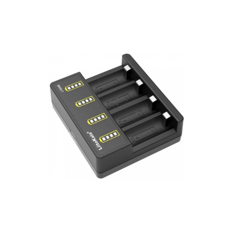 Зарядний пристрій для акумуляторів Liitokala 4 Slots, Li-ion, 16340, CR123A (Lii-L16340)