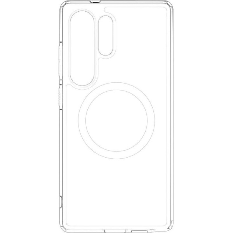Чохол до мобільного телефона Spigen Samsung Galaxy S25 Ultra, Ultra Hybrid MagFit, Clear White (ACS08956)