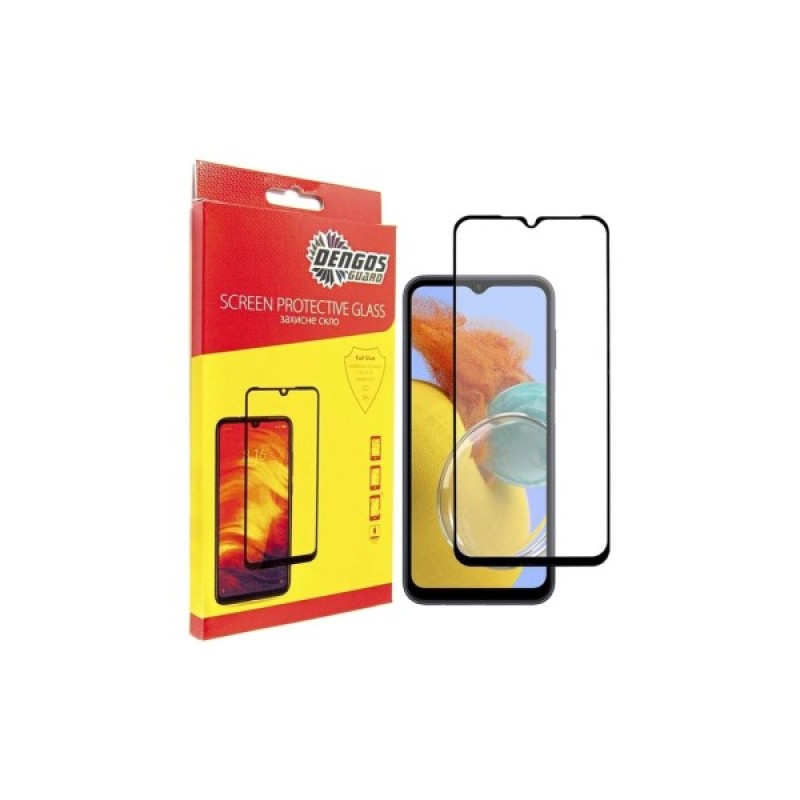 Чохол до мобільного телефона Dengos Kit for Samsung Galaxy M14 case + glass (Blue) (DG-KM-16)