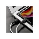 Дата кабель USB 2.0 AM to Lightning 1.0m 2.4A silicone BX31 white BOROFONE (6931474710369)