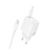 Зарядний пристрій BOROFONE BN26 Fuente USB-C PD20W + cable USB-C to Lightning White (6941991120244)