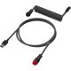 Дата кабель USB 2.0 AM to USB-C 1.37m coiled gray-black HyperX (6J679AA)