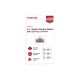 Перехідник Lightning M to 2xLightning F Audiо + Charge Promate (ihinge-lt.grey)