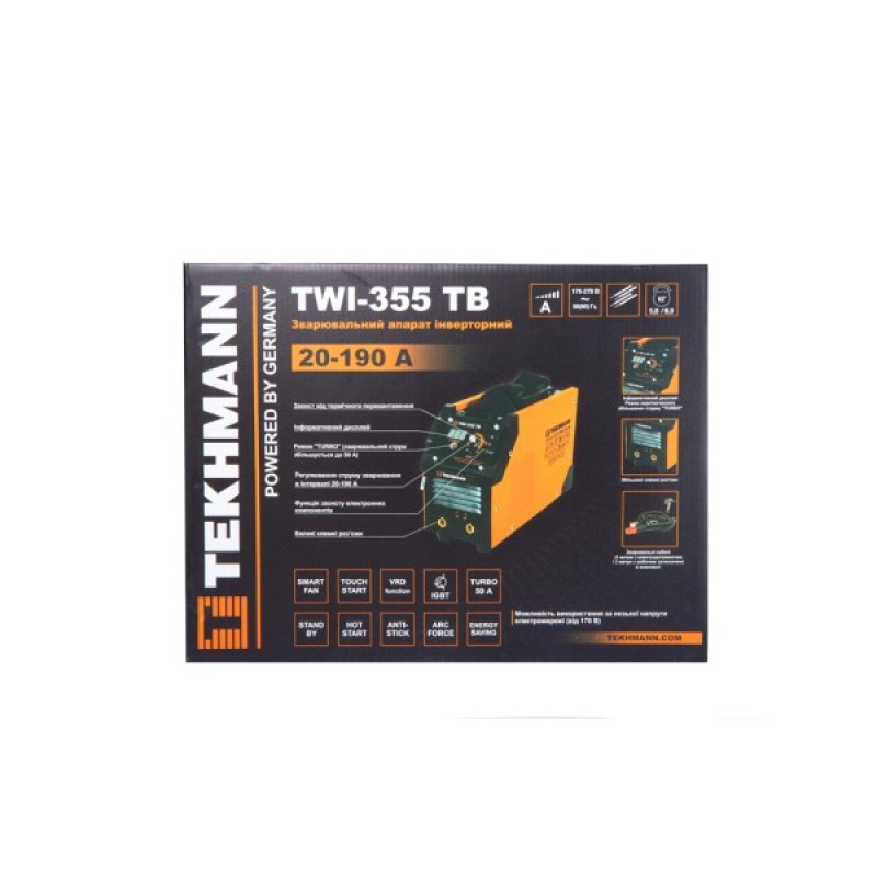 Зварювальний апарат Tekhmann TWI-355 TB (847861)
