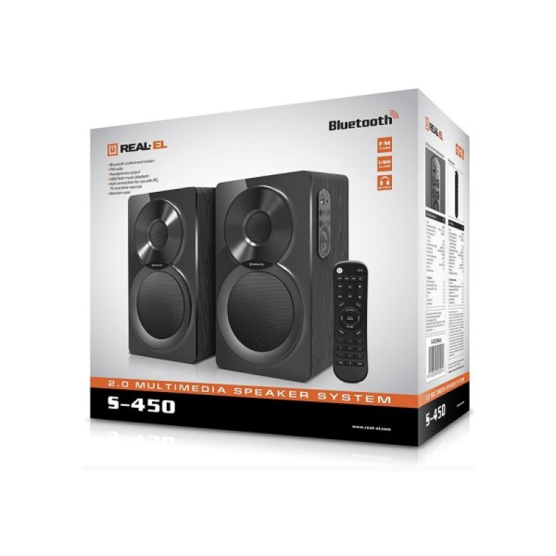 Акустична система REAL-EL S-450 Black (EL121200005)
