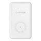 Батарея універсальна Canyon PB-1001 10000mAh, PD/18W, QC/3.0 +10W Magnet wireless charger, white (CNS-CPB1001W)