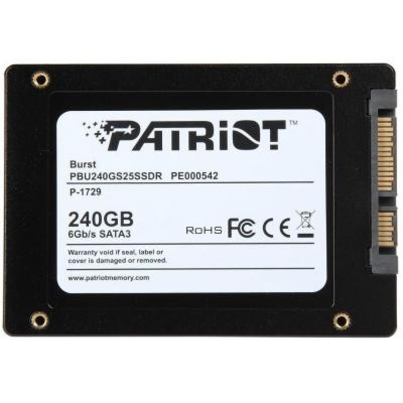 Накопичувач SSD 2.5" 240GB Patriot (PBU240GS25SSDR)
