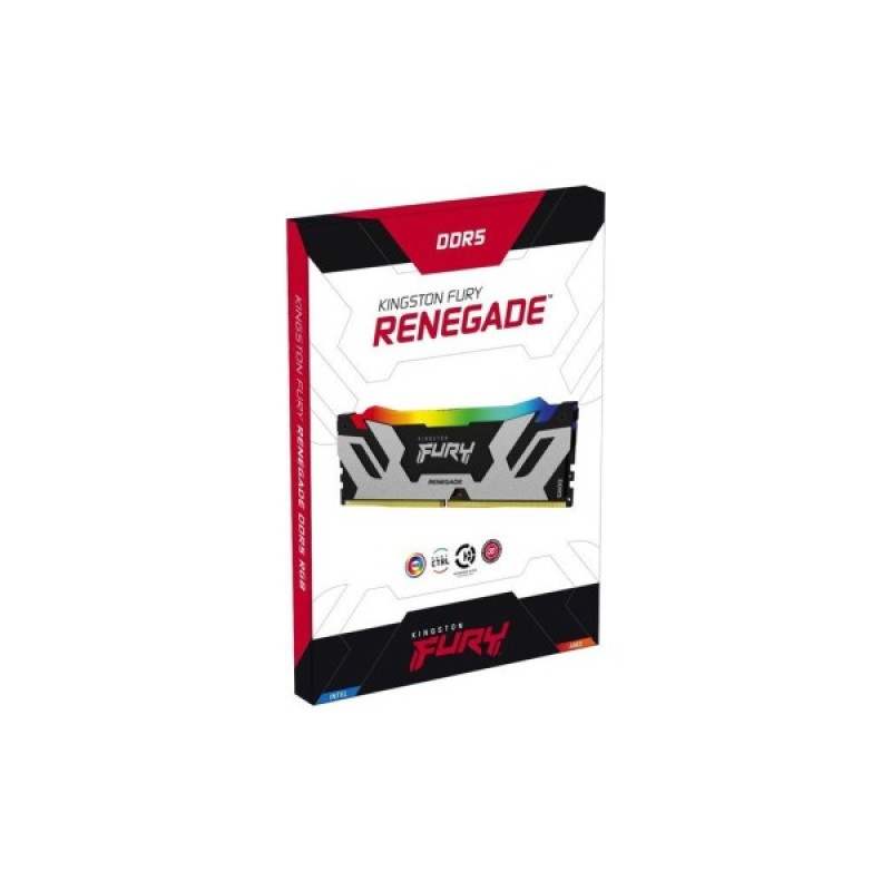 Модуль пам'яті для комп'ютера DDR5 16GB 6000 MHz Renegade RGB Kingston Fury (ex.HyperX) (KF560C32RSA-16)