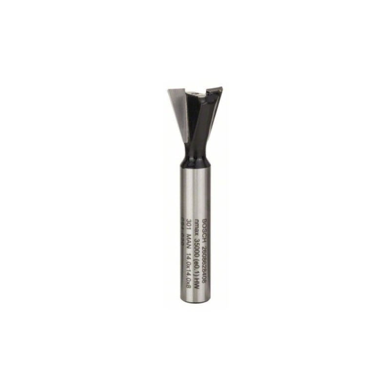 Фреза Bosch Professional пазова ЛГ, Std, S8, D14, L14 15° (2.608.628.408)