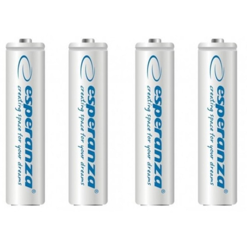 Акумулятор Esperanza AAA 1000mAh Ni-MH * 4 white (EZA102W)