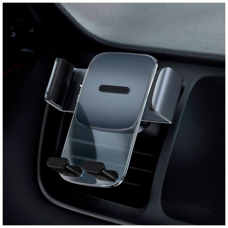 Універсальний автотримач Baseus Easy Control Clamp Car Mount Holder (A Set) Black (SUYK000001)