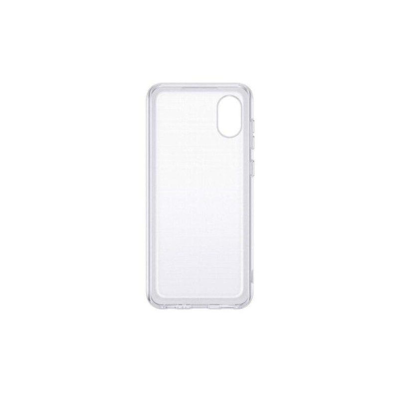 Чохол до мобільного телефона Samsung A03 Soft Clear Cover Transparent (EF-QA032TTEGRU)