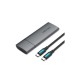 Кишеня зовнішня Vention SSD M.2 (NVME) M-key USB Type-C 3.2 gray (KPGH0)