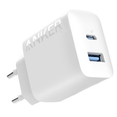 Зарядний пристрій Anker PowerPort 20W USB-C + USB-A White (A2348G21)