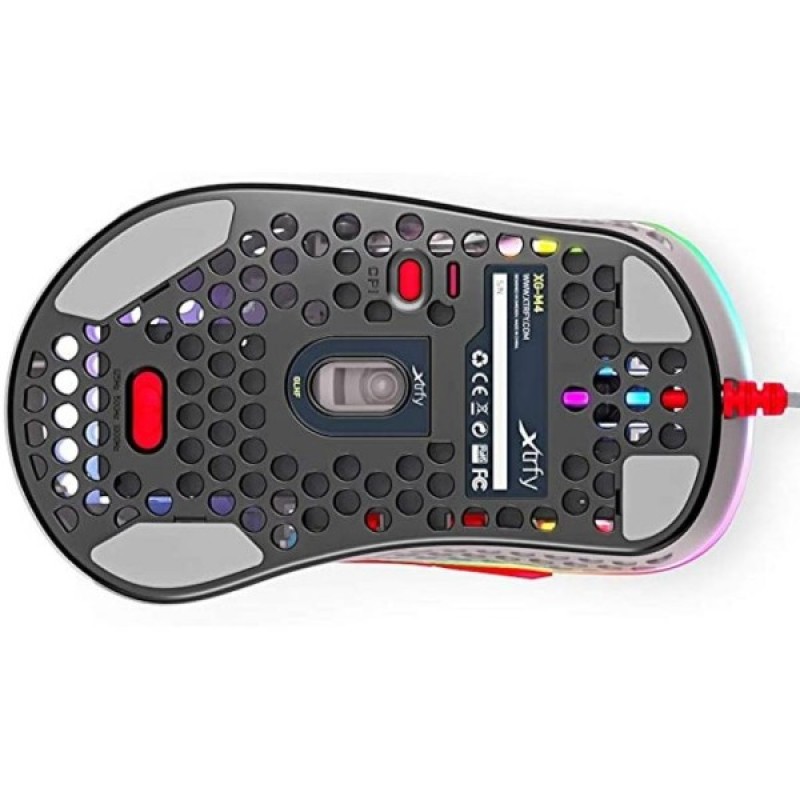 Мишка Xtrfy M4 RGB Retro Grey (XG-M4-RGB-RETRO)