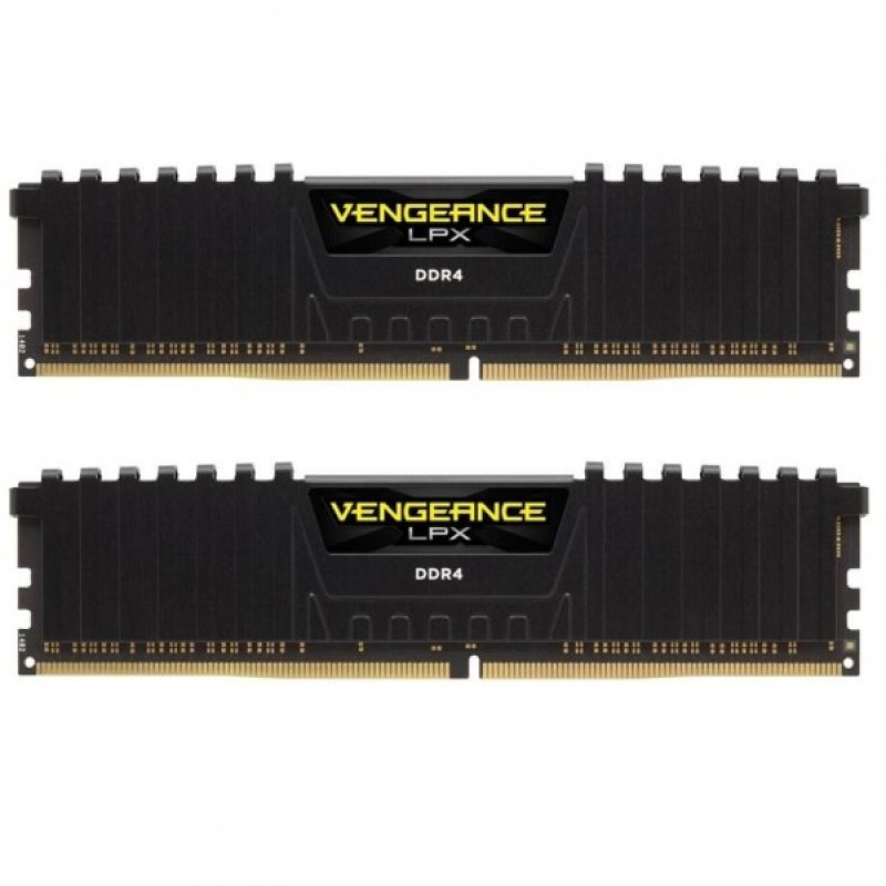 Модуль пам'яті для комп'ютера DDR4 8GB (2x4GB) 3000 MHz Vengeance LPX black Corsair (CMK8GX4M2C3000C16)