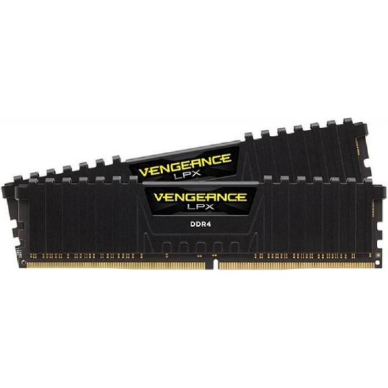 Модуль пам'яті для комп'ютера DDR4 8GB (2x4GB) 3000 MHz Vengeance LPX black Corsair (CMK8GX4M2C3000C16)