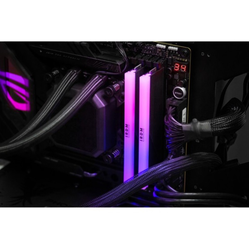 Модуль пам'яті для комп'ютера DDR5 32GB (2x16GB) 6000 MHz IRDM RGB Black Goodram (IRG-60D5L30S/32GDC)