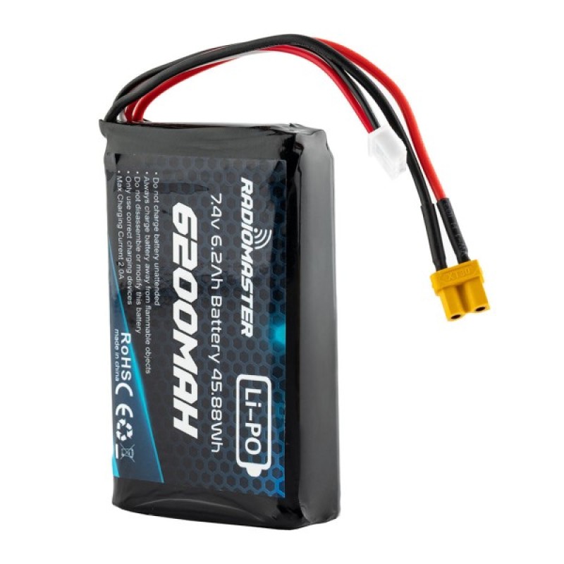 Акумулятор для дрона RadioMaster 6200mah 2S Lipo Transmitter Battery (HP0157.BATT-6200-2S)