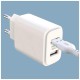 Зарядний пристрій XO L90C (2USB/2.4A) + USB - Lightning White (XO-L90C-L)