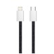 Дата кабель USB-C to Lightning 2.0m (PDF Fast Charging 27W) black ColorWay (CW-CBPDCL068-BK)