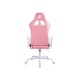 Крісло ігрове 1stPlayer S02 Pink-White