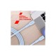 Дата кабель USB-C to USB-C 1.0m OnWire 60CL C-C 60W COLOR Braided 1m White Canyon (CND-CCAP60AB10W)