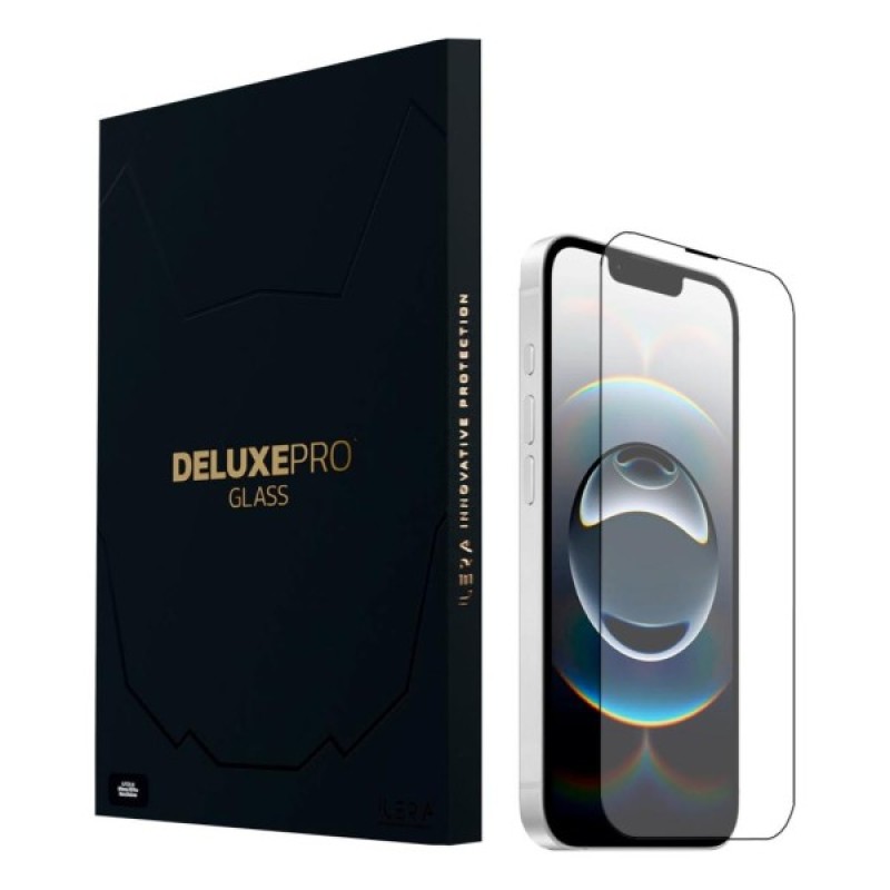 Скло захисне iLera DeLuxe Original Glass iPhone 16E/14/13/13 Pro (ILDEL16E)