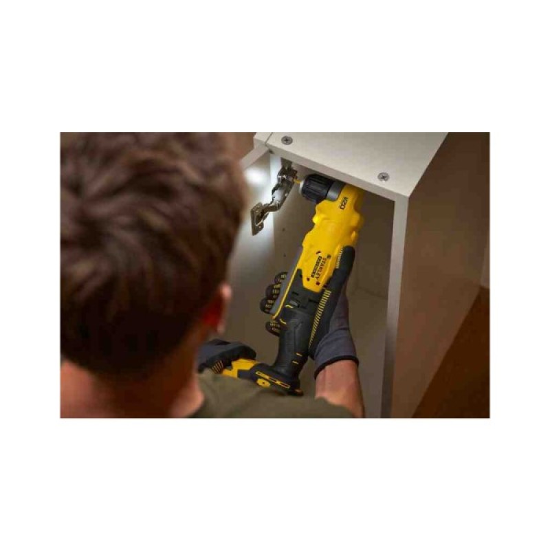 Дриль Stanley кутова FATMAX® V20, Li-lon 18V, 45 Нм, 0-600/1900 об/хв (без АКБ та ЗП) (SFMCD750B)