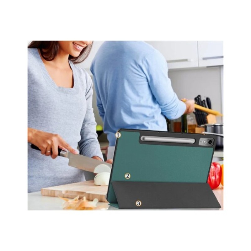 Чохол до планшета BeCover Smart Case Lenovo Tab P12 TB-370FU 12.7" Dark Green (710058)