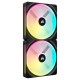 Кулер до корпусу Corsair iCUE Link QX140 RGB PWM PC Fans Starter Kit with iCUE LINK System Hub (CO-9051004-WW)