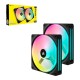 Кулер до корпусу Corsair iCUE Link QX140 RGB PWM PC Fans Starter Kit with iCUE LINK System Hub (CO-9051004-WW)