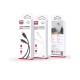 Дата кабель USB-C to Lightning 1.0m 27W braided XO (NBQ236A_Black)