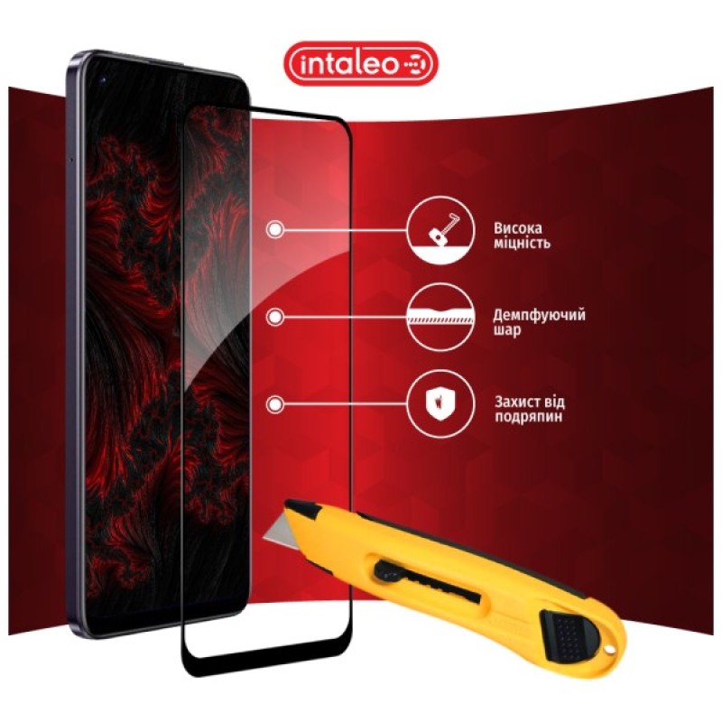 Скло захисне Intaleo Full Glue Realme 11 4G Black (1283126581977)