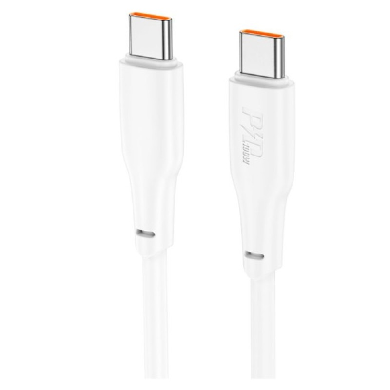 Дата кабель USB-C to USB-C 2.0m 100W TPE X93 white HOCO (6931474790729)
