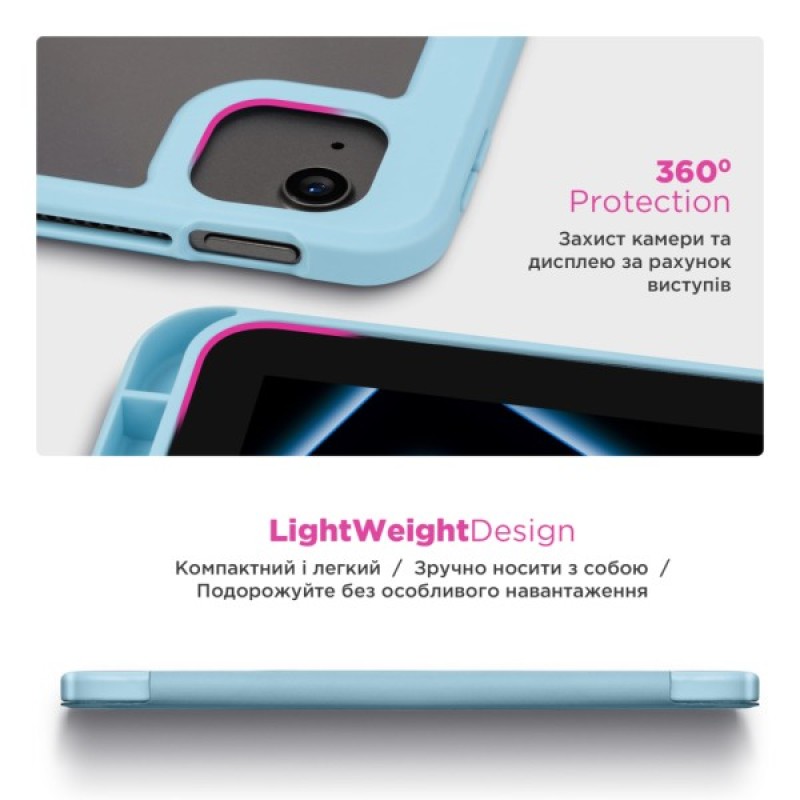 Чохол до планшета Armorstandart Y-Type PEN Samsung Galaxy Tab S9 / S9 FE / S10 FE Blue (ARM85519)